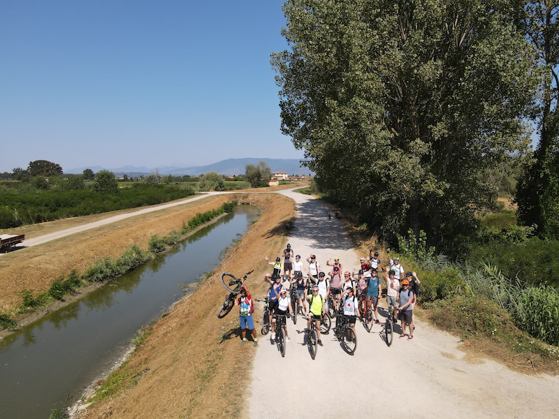 Guppo bikers Padule di Fucecchio